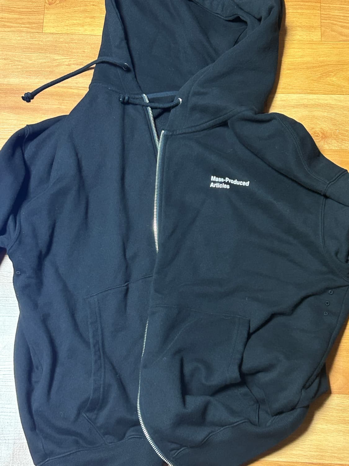 MPa 후드집업 HOOD ZIP UP (BLACK) M사이즈 상품이미지4
