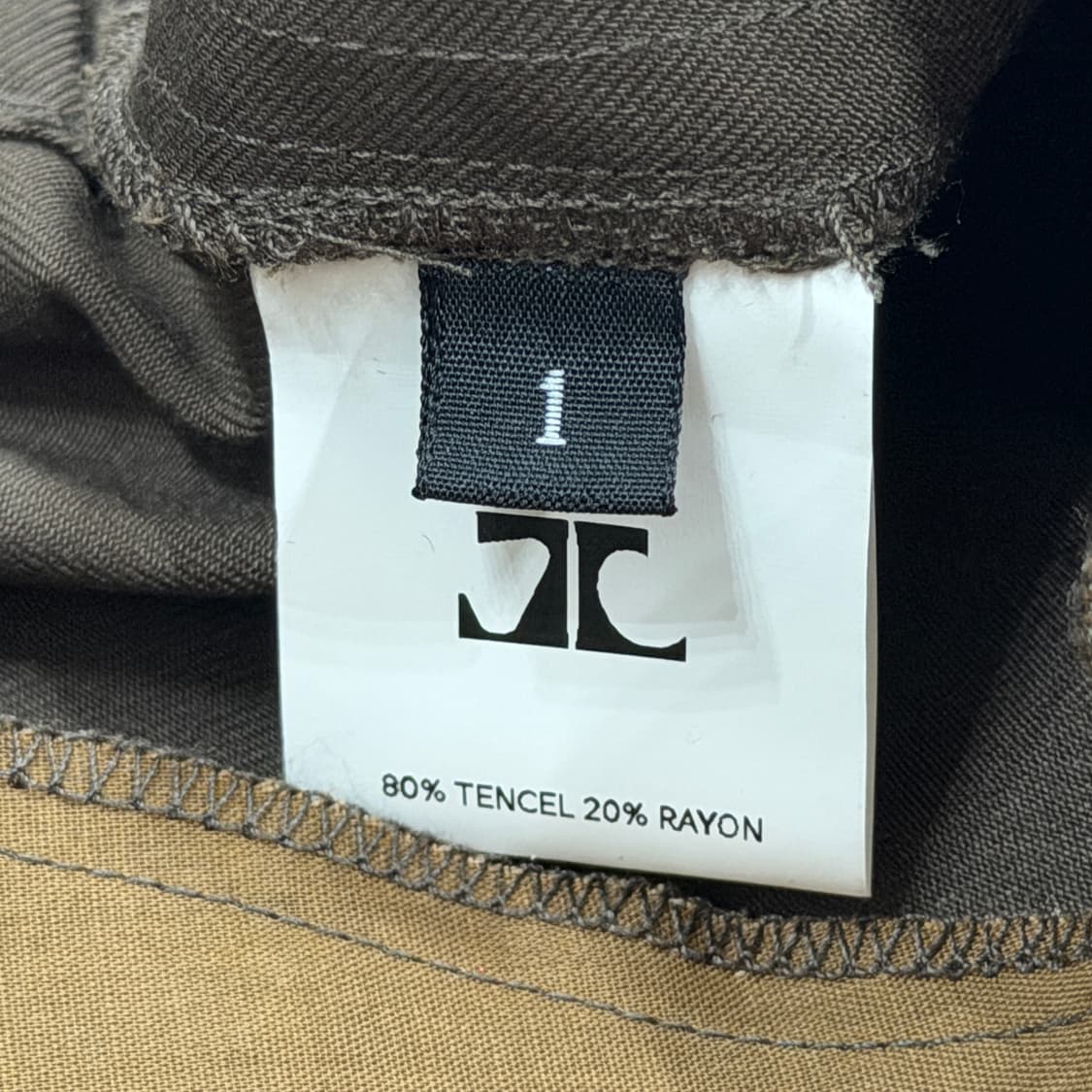 빈티지 브라운 트랙 쇼츠 반바지 상품이미지4