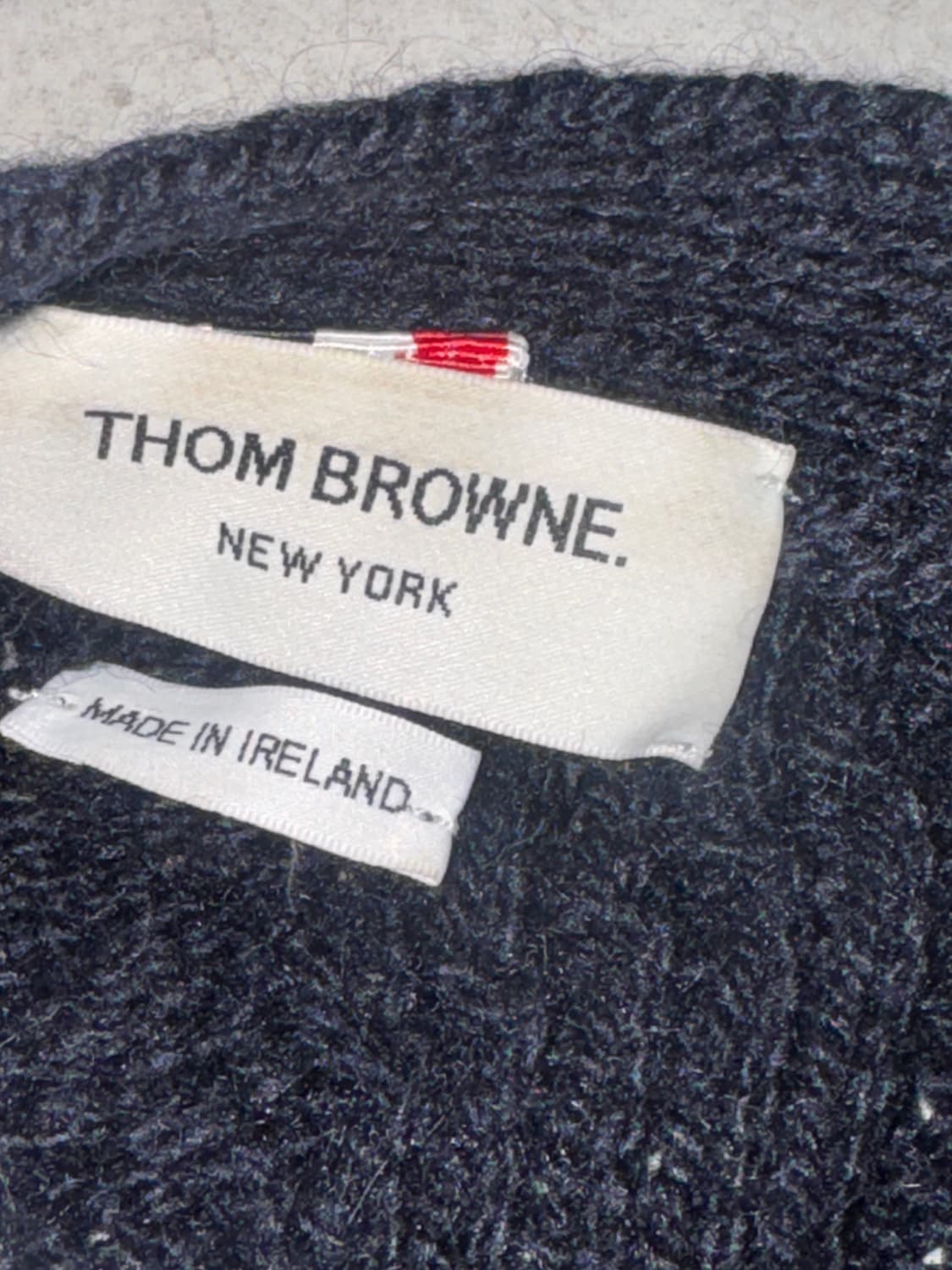 톰브라운 가디건 모헤어 네이비 상품이미지5