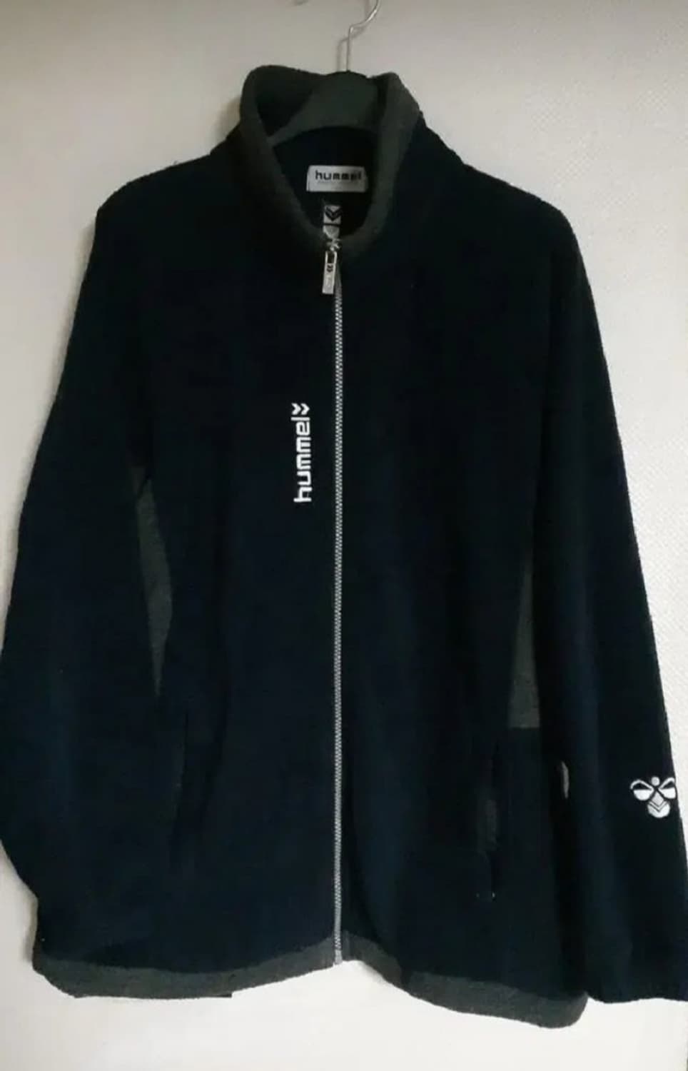 hummel 험멜 남성 털 기모 집업 남회색 자켓 L 100 상품이미지1