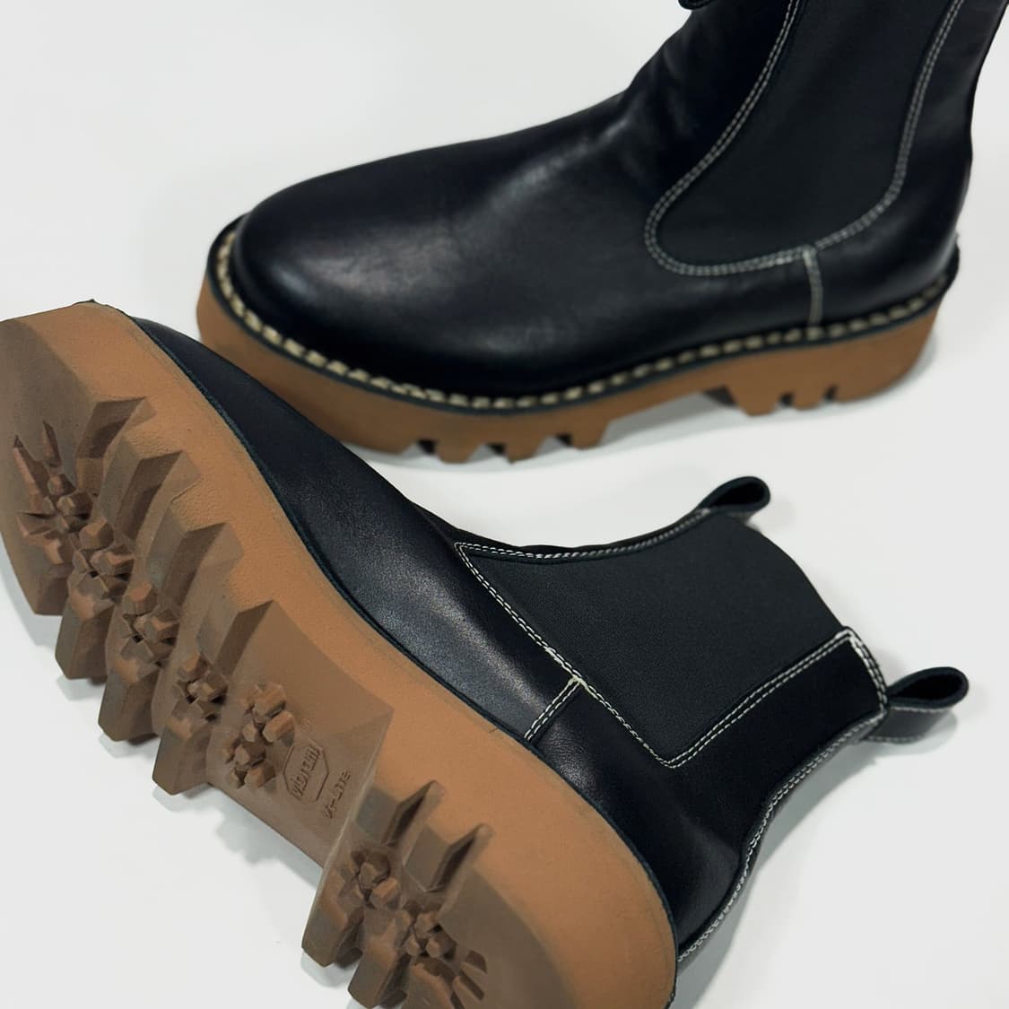 소피드후레 나파레더 앵클 부츠 240 상품이미지2