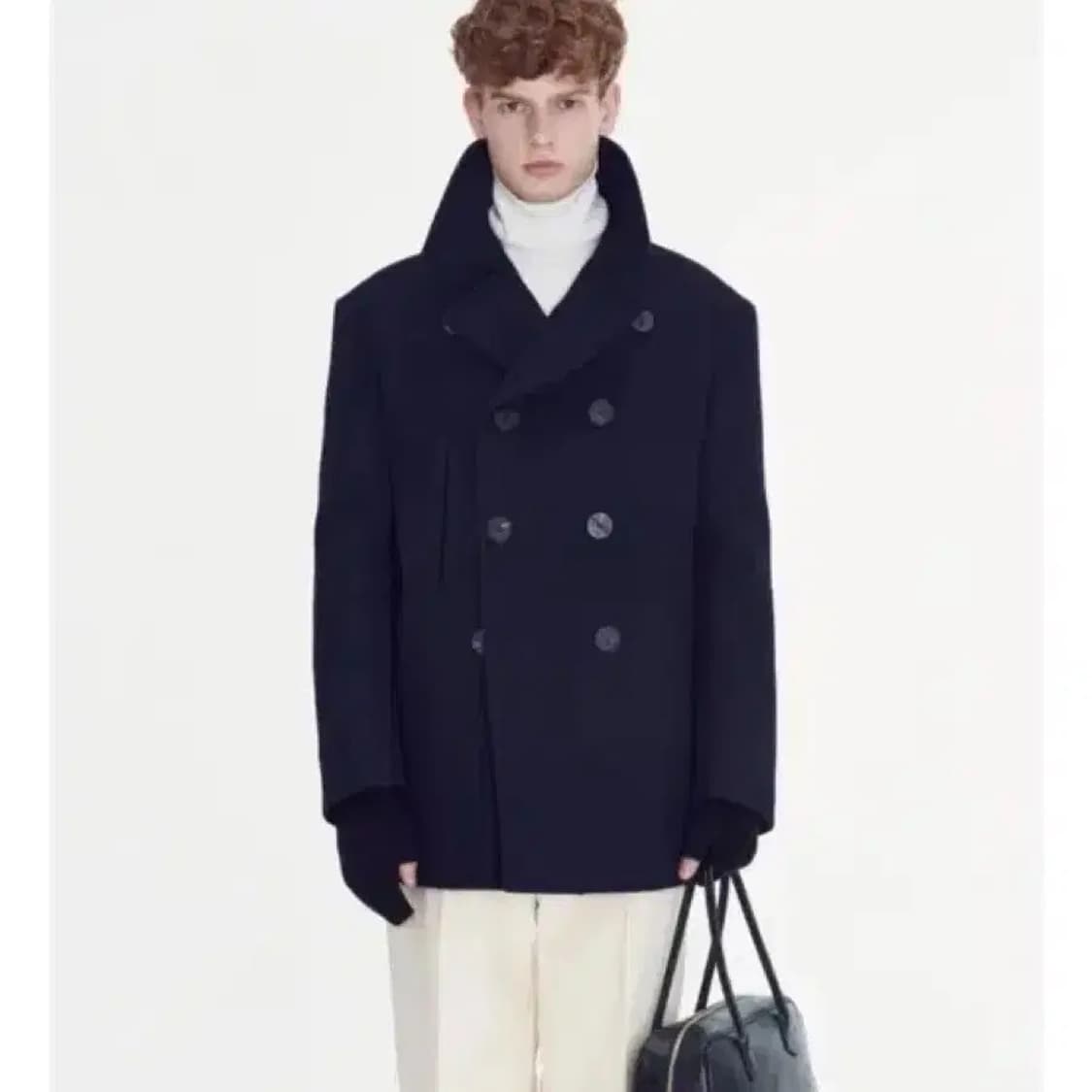 렉토 네이비 피코트 M 상품이미지1