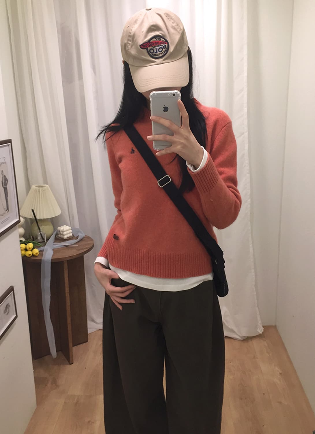 여성 빈폴 라운드 니트스웨터 90~95 상품이미지3