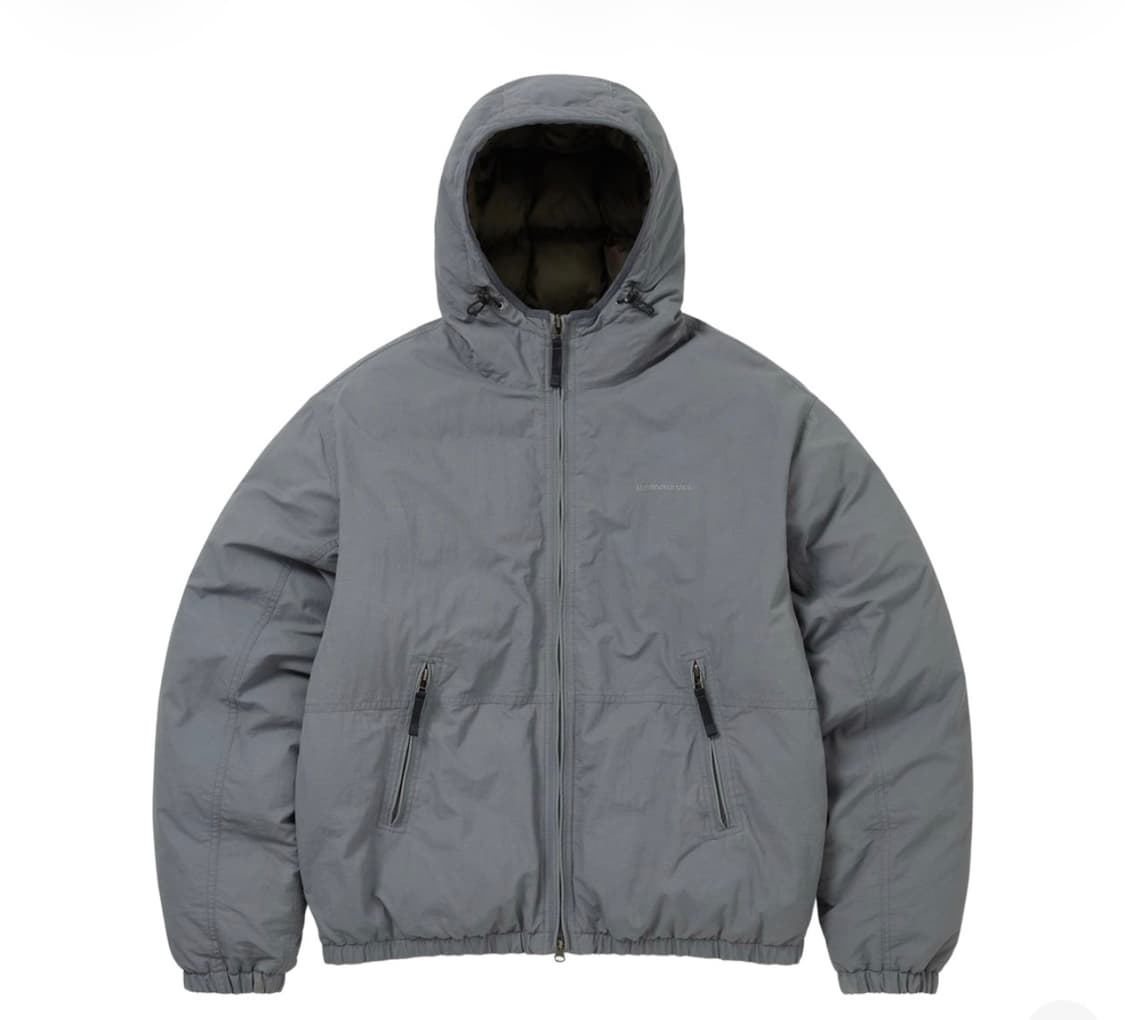 디스이즈네버댓 워시드 다운 푸퍼 자켓 슬레이트 상품이미지2