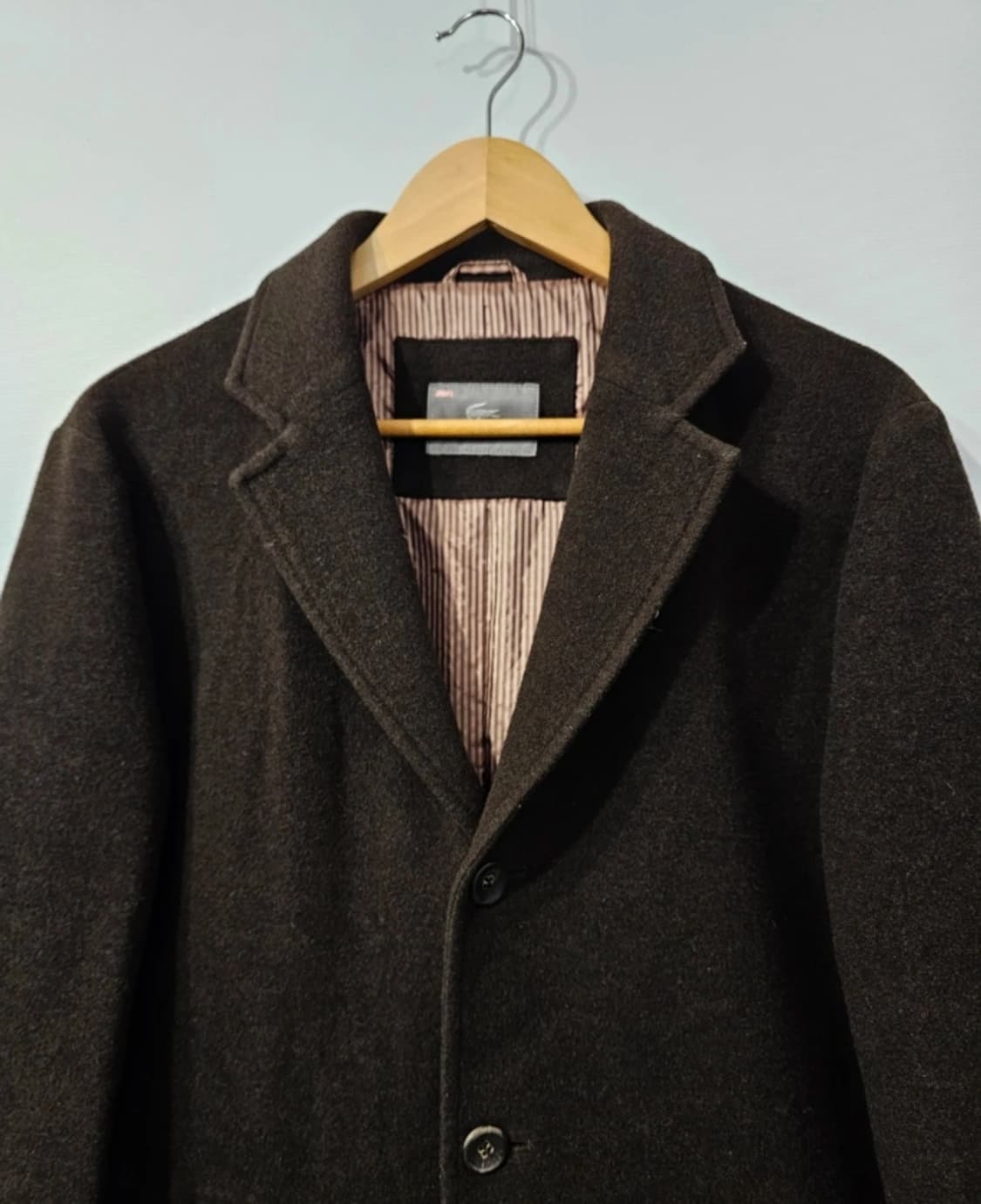 라코스테 남성 울 코트 95 상품이미지2