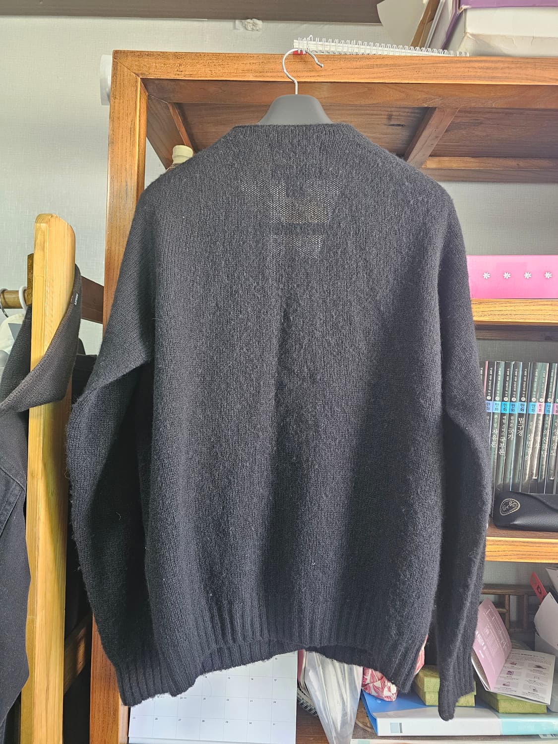 (새거) 스코틀랜드×EASTLOGUE 이스트로그 퍼머넌트 쉐기독 가디건  상품이미지5