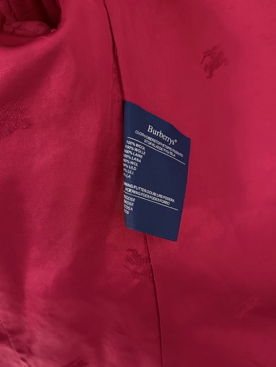 버버리 크레스트 로고 금장 블레이져 자켓  상품이미지7