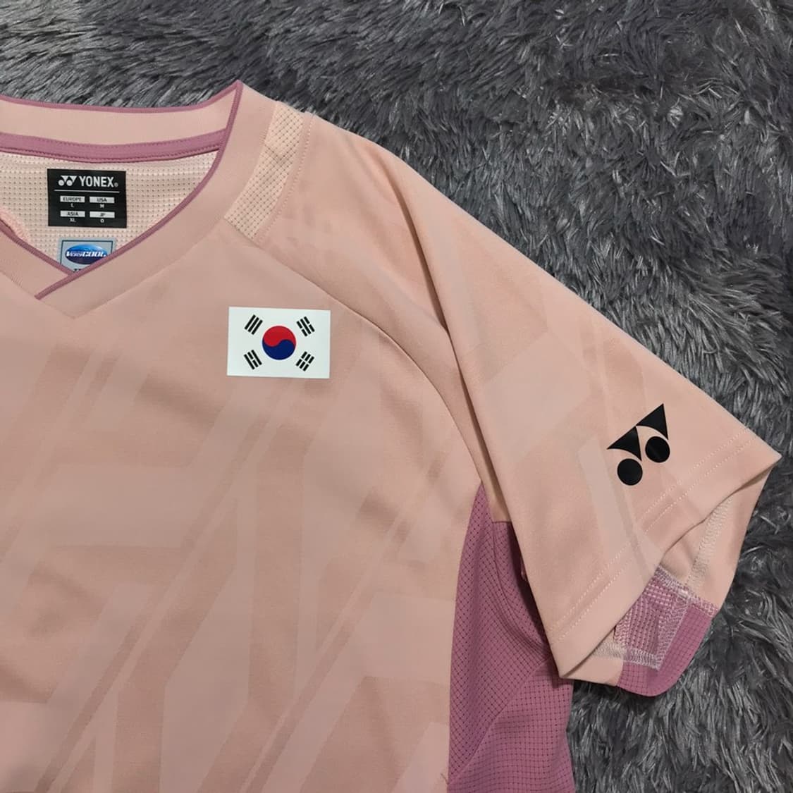 [[XL,새상품급,25SS] 요넥스 코리아 국대 배드민턴 반팔티@325 상품이미지4