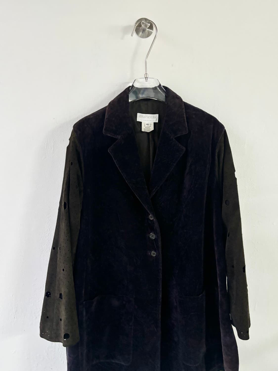 ANNAPIANURA 아티잔 스웨이드 코트 상품이미지2