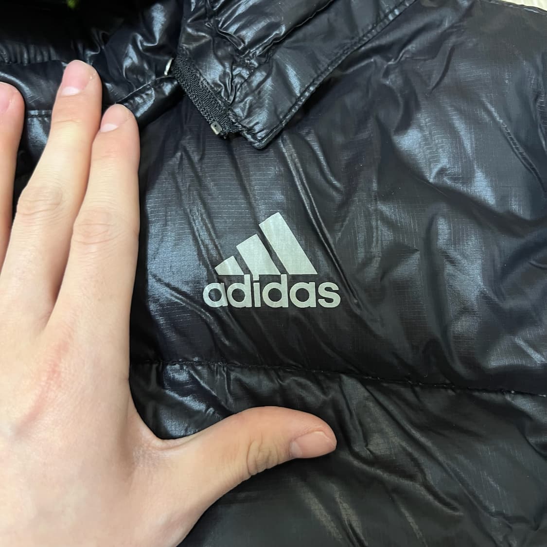 아디다스 남성 구스다운 후드 패딩 L/100  상품이미지3