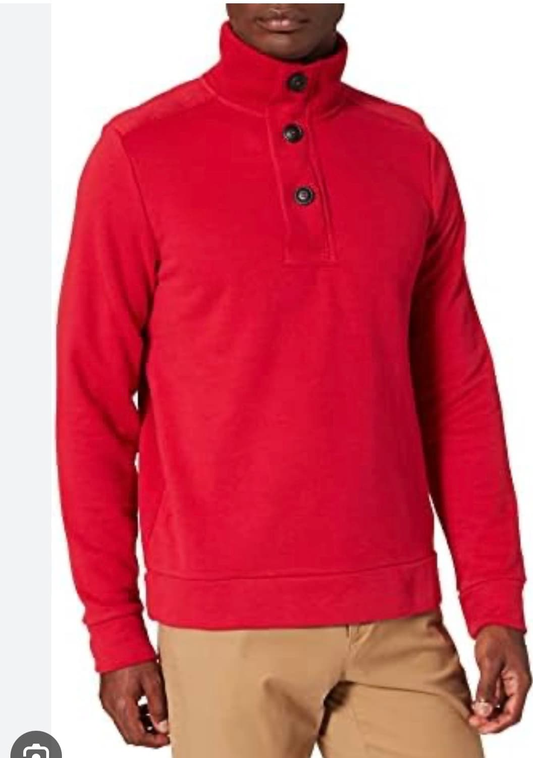 (정품) 스톤아일랜드 하이넥 버튼다운 하프집업 스웨트 셔츠 상품이미지9