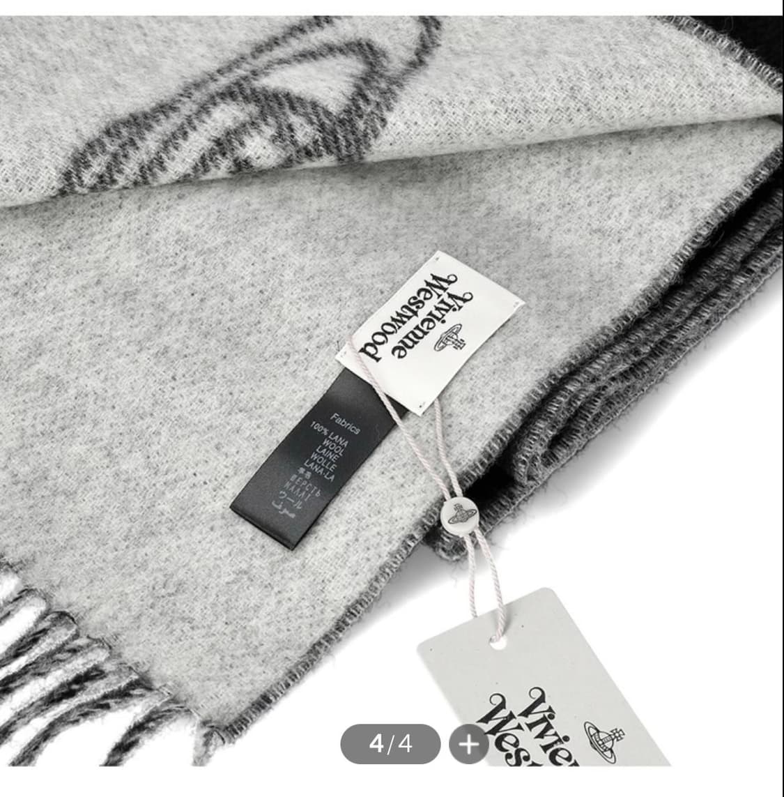 비비안웨스트우드 투 사이드 싱글 ORB 공용 머플러 상품이미지2