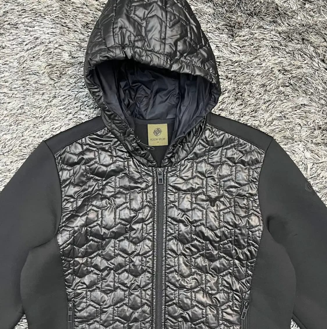 코오롱스포츠 여성 퀼팅 누빔 후드집업 (95) 상품이미지2