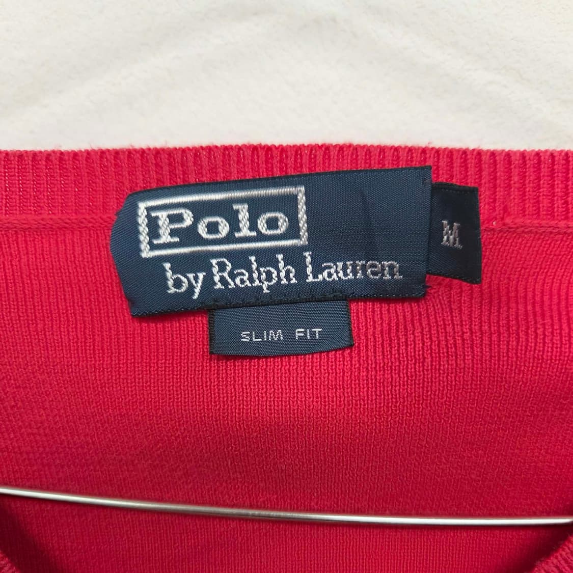 폴로 랄프로렌 브이넥 코튼 니트(M) 상품이미지6