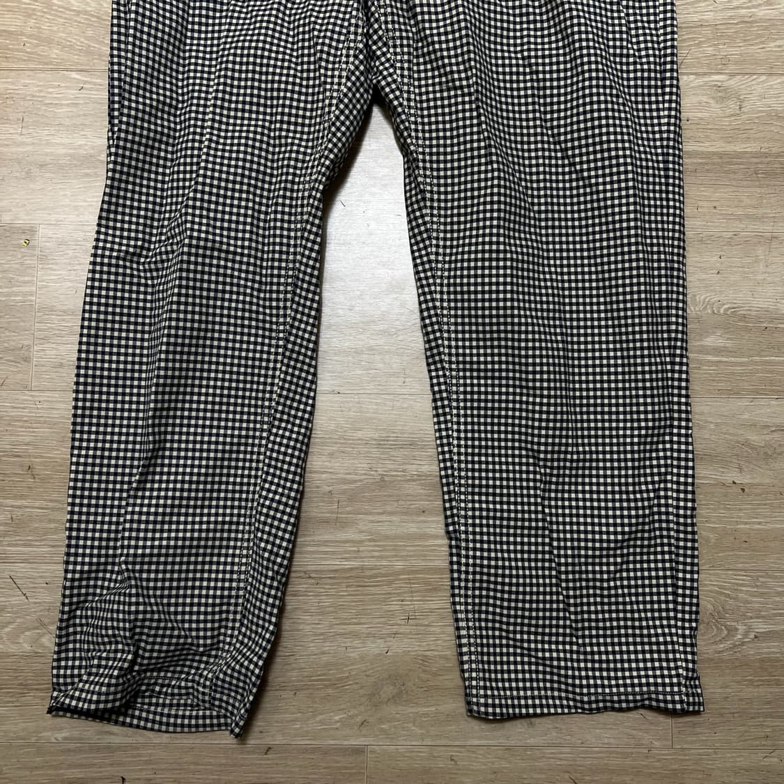 아르마니 익스체인지 깅엄 체크 팬츠 상품이미지3