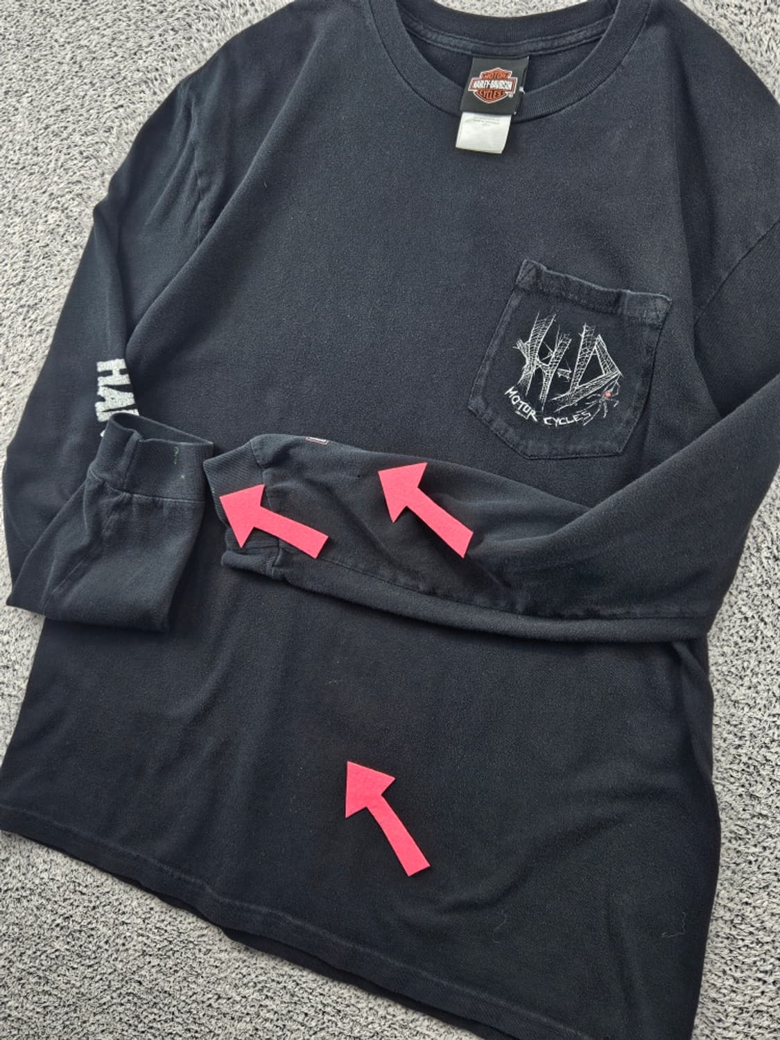 할리데이비슨 볼티모어 메릴랜드 포켓 롱슬리브 ( L ) / 11528 상품이미지4
