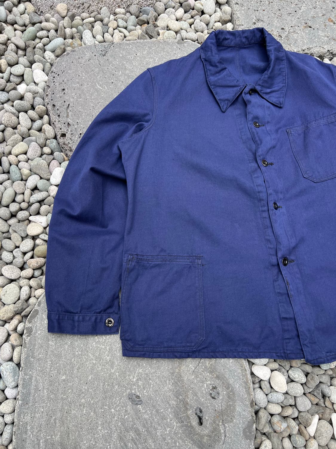 (DEADSTOCK) OLD VINTAGE NAVY 빈티지프렌치워크자켓 상품이미지5