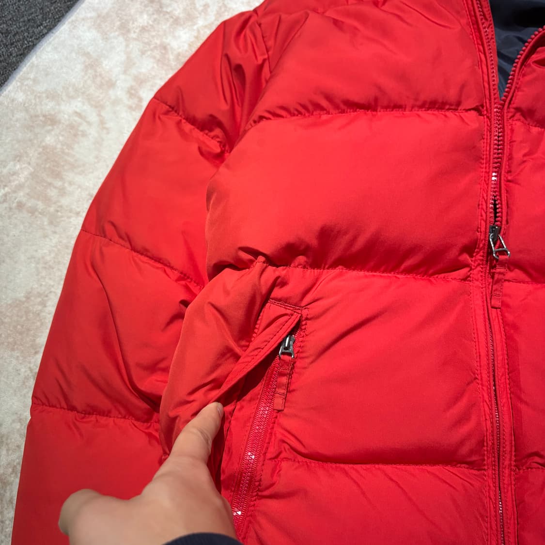 폴로 빅포니 빈티지 포켓 후드패딩 상품이미지7