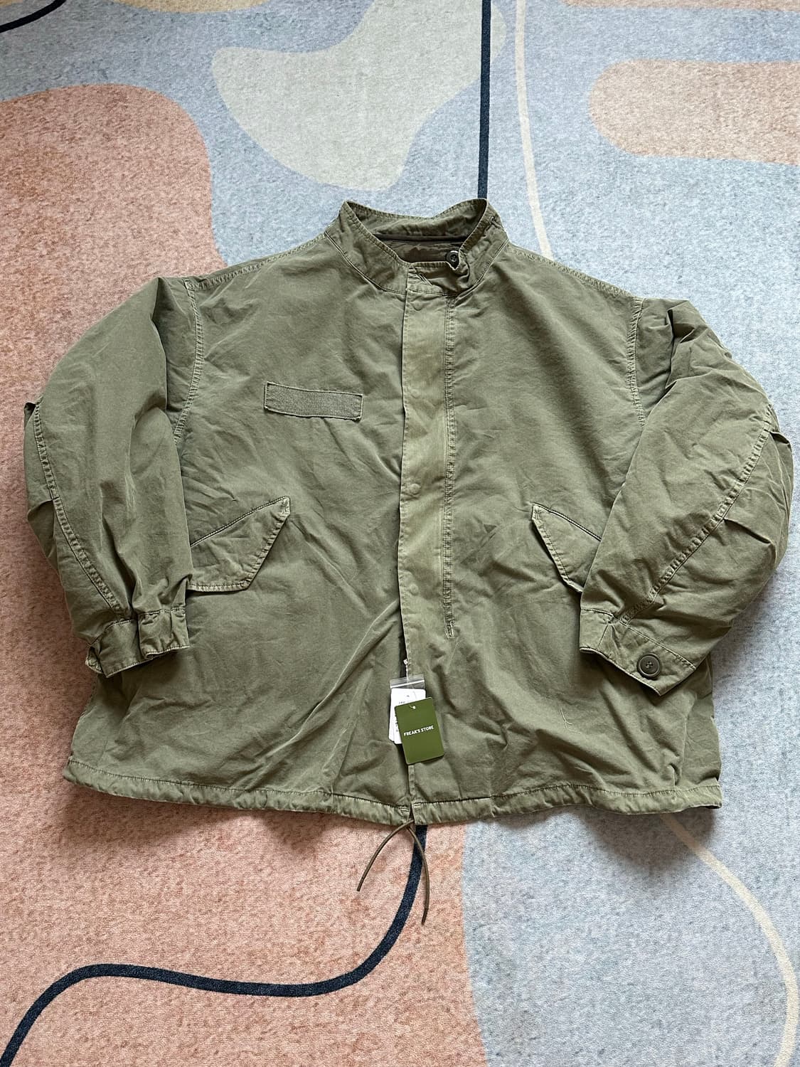 일본 프릭스 스토어 우먼스 M-65 야상 숏코트 올리브 상품이미지4