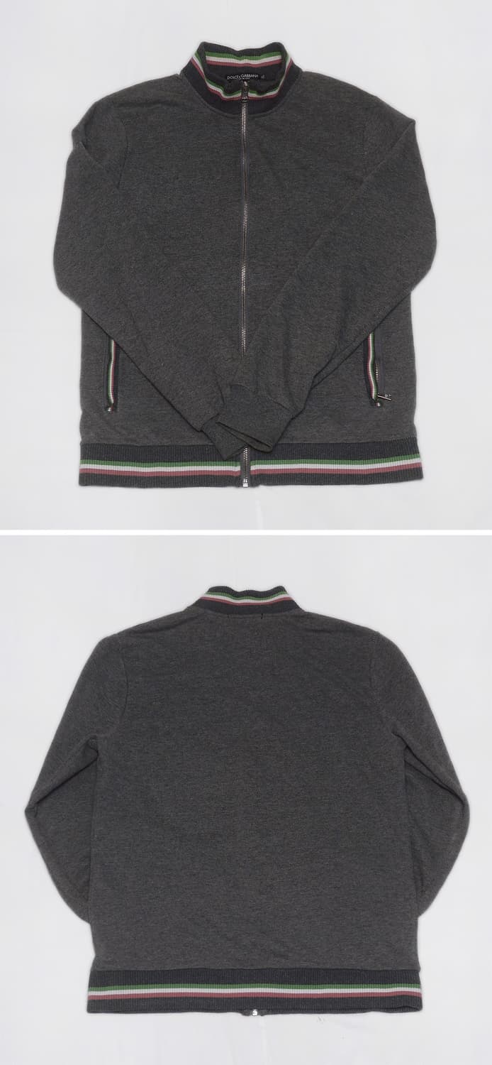 돌체앤가바나 (D&G) 이태리 삼선 라이닝 코튼집업 자켓 (95-100) 상품이미지3