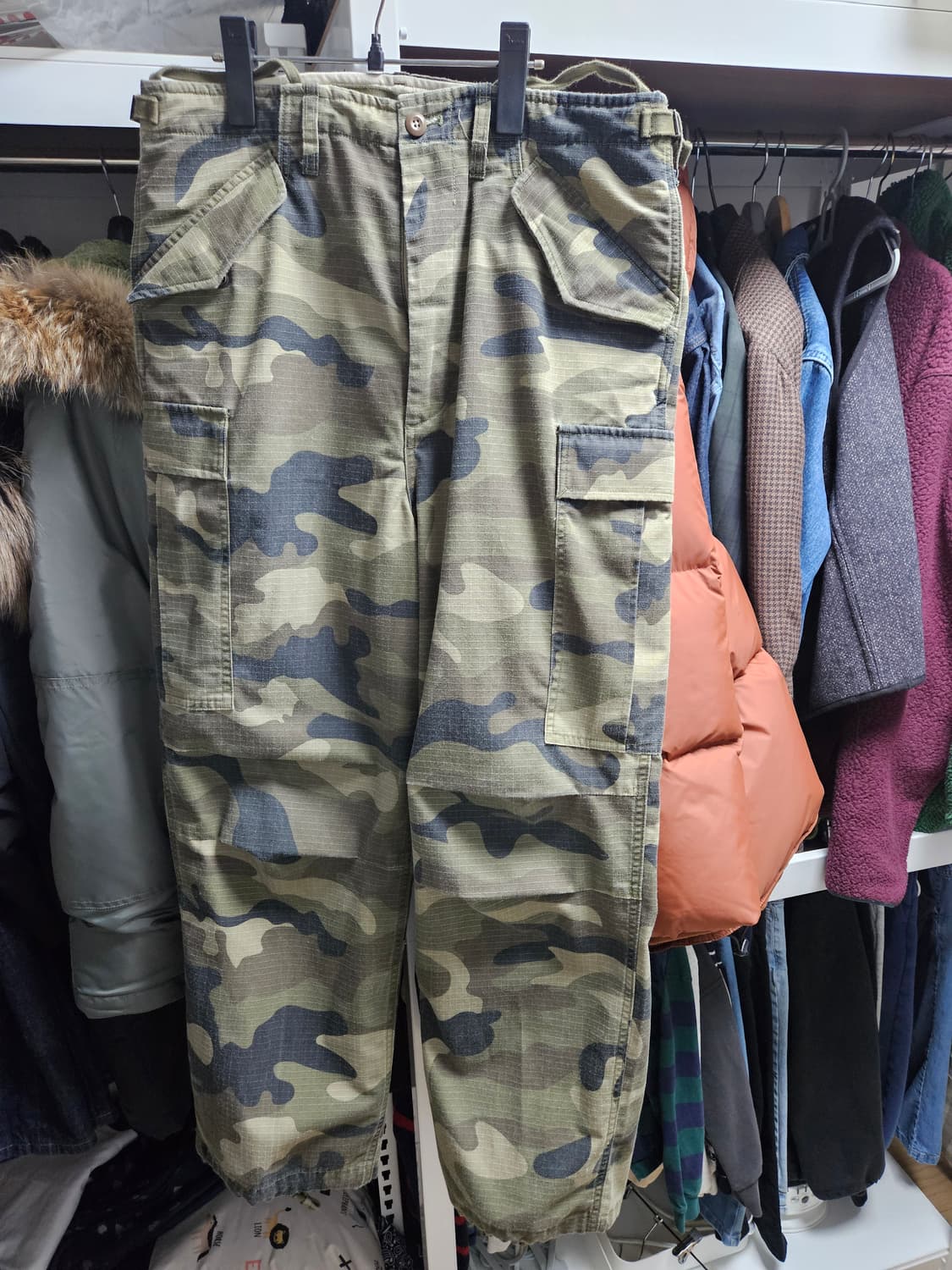 아웃스탠딩 밀리터리 바지 판매합니다 M사이즈 상품이미지1