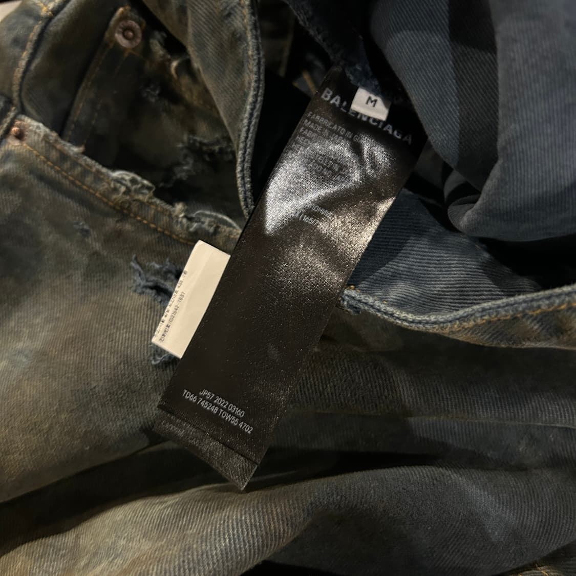 발렌시아가 슈퍼 디스트로이드 데님팬츠 상품이미지7