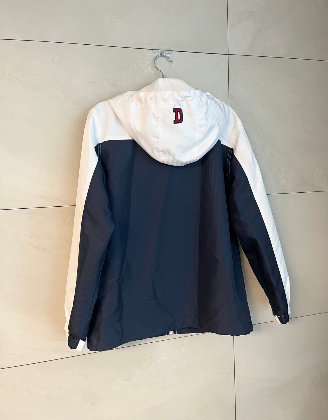 두산베어스 네포스 네이비 배색 후드 바람막이 [90] 상품이미지4