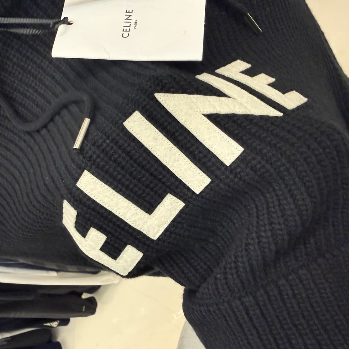 [리오브전포점] 셀린느 리브드 니트 후드  상품이미지4