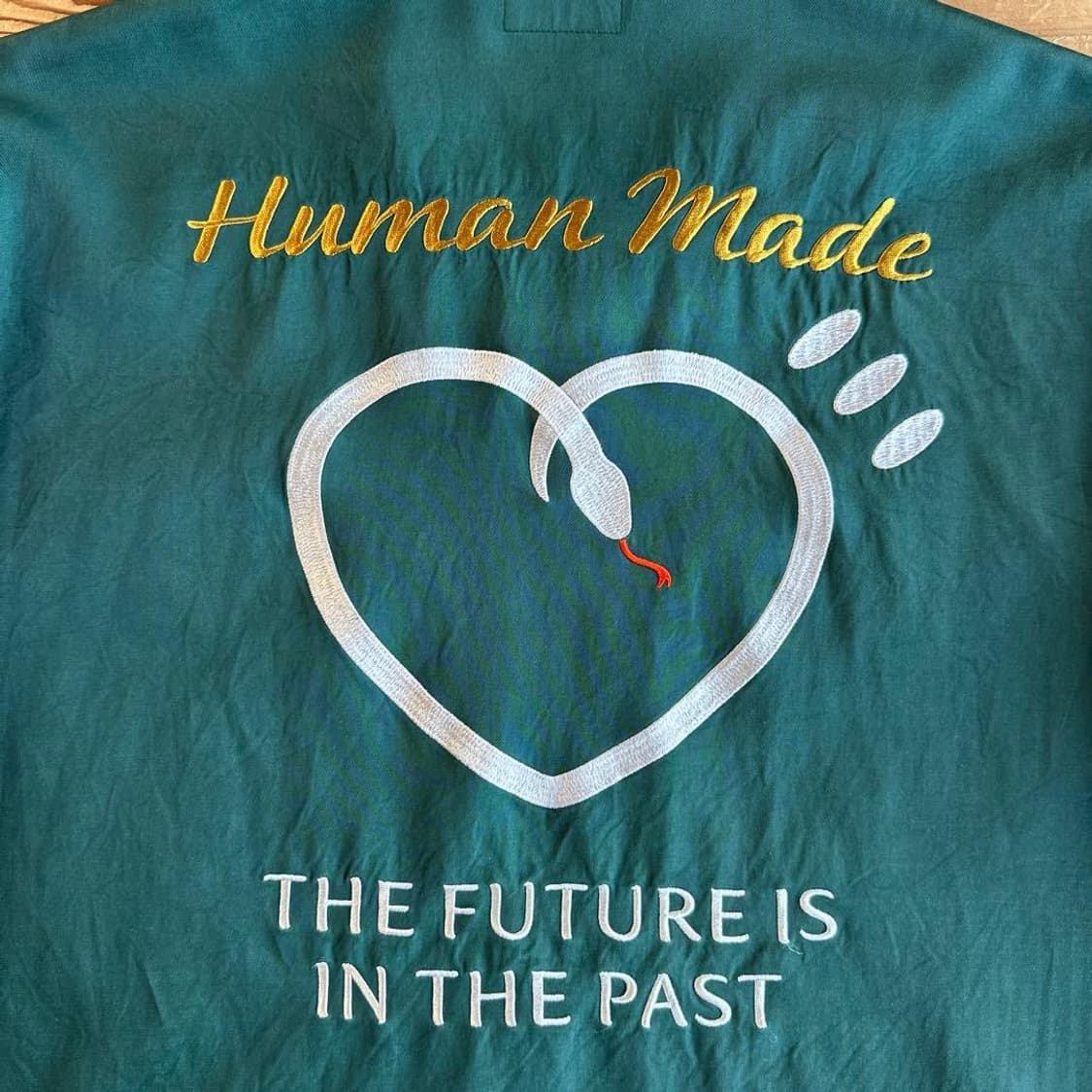 휴먼 메이드 볼링 셔츠 그린 상품이미지8