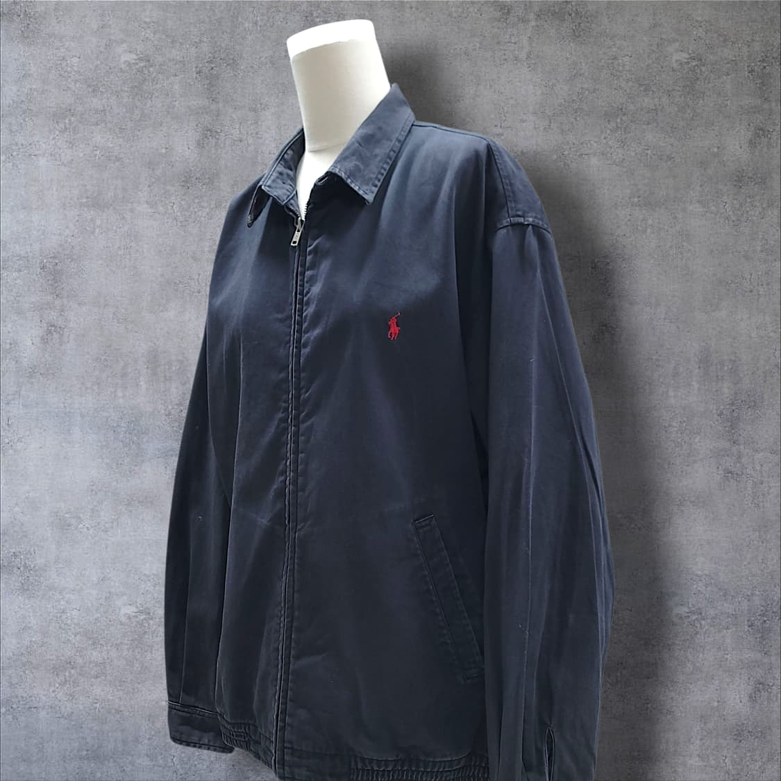 [100] 폴로 네이비블루 레드포니 빈티지 스윙탑 자켓 상품이미지3