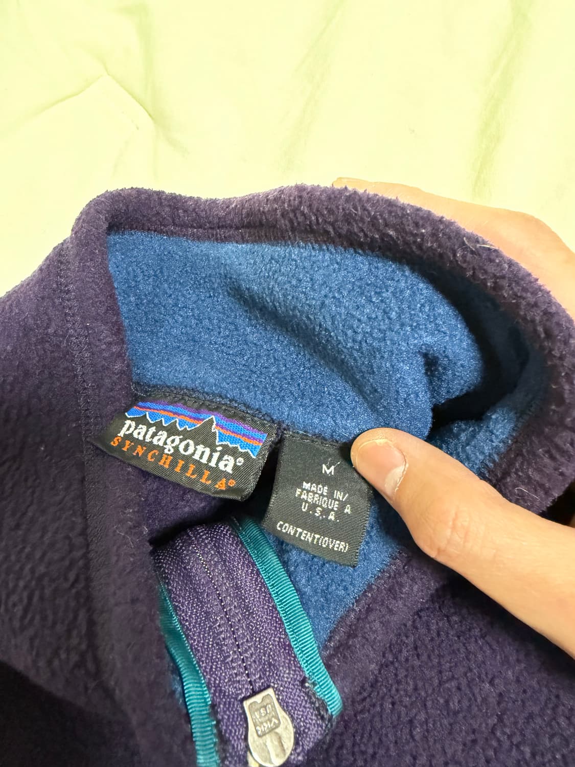 90’s Patagonia fleece vest (made in usa) 상품이미지3