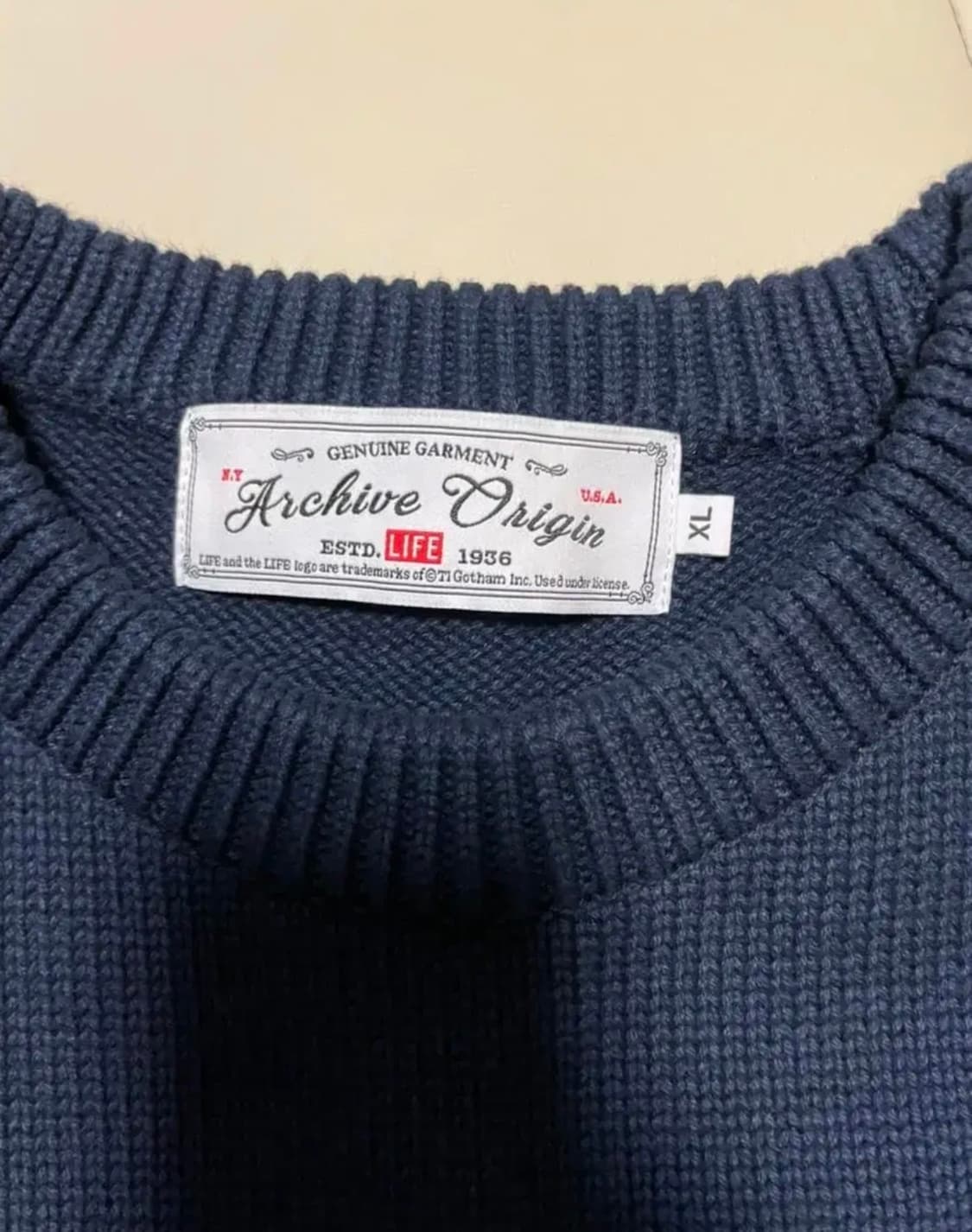 (xl) 라이프 아카이브 1936 CREW NECK KNIT 상품이미지5