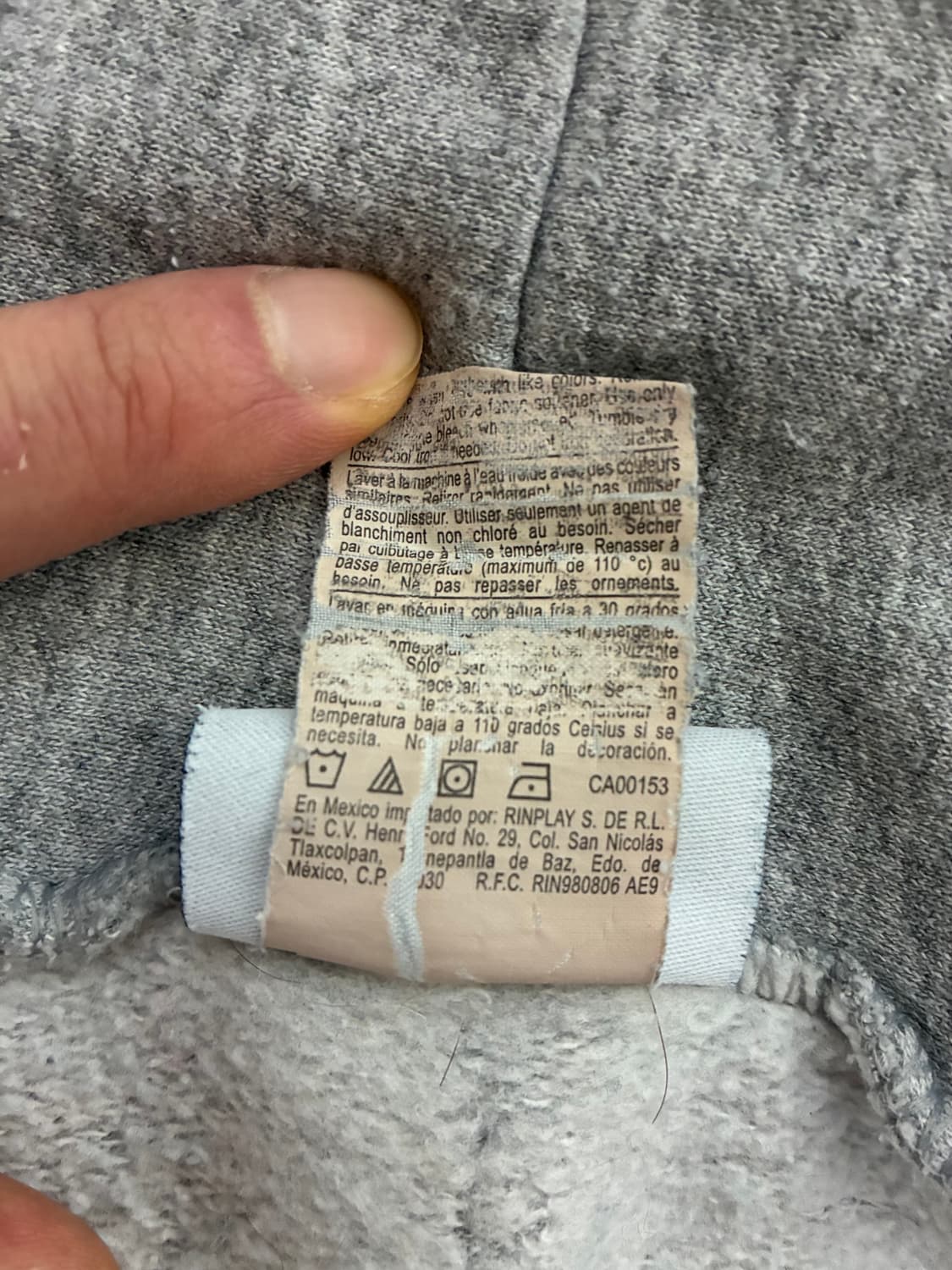 챔피온 후드집업 XL 그레이 상품이미지5