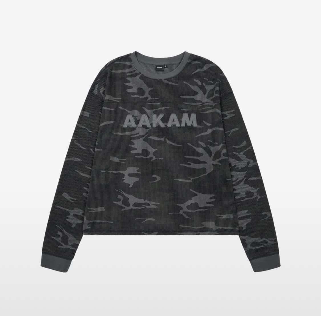 아캄 와플 카모플라쥬 롱슬리브 그레이 상품이미지1
