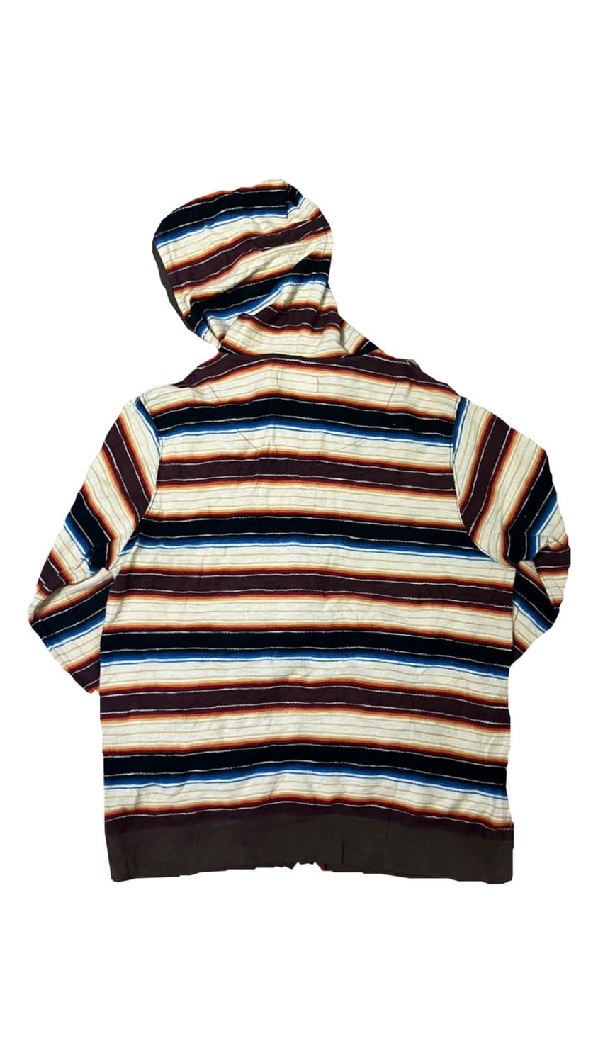 Power to the people 에스닉 스트라이프 후드집업 상품이미지7