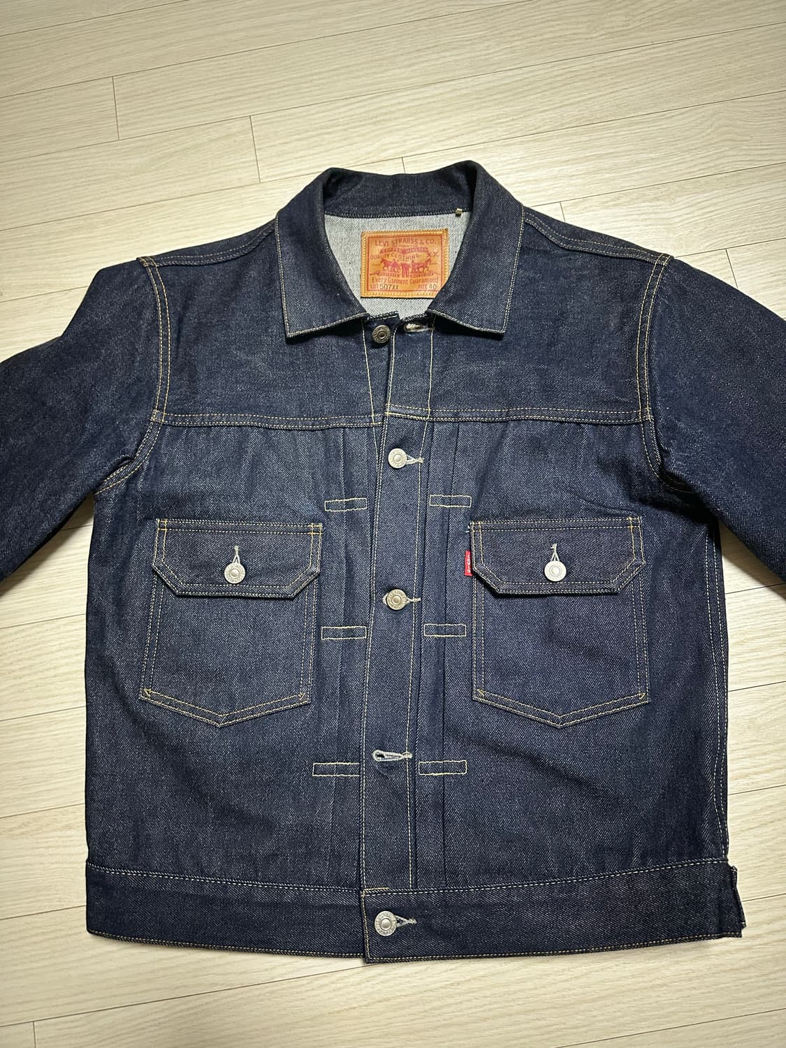 리바이스 데님 자켓 LVC 1953 507xx 40사이즈 상품이미지1
