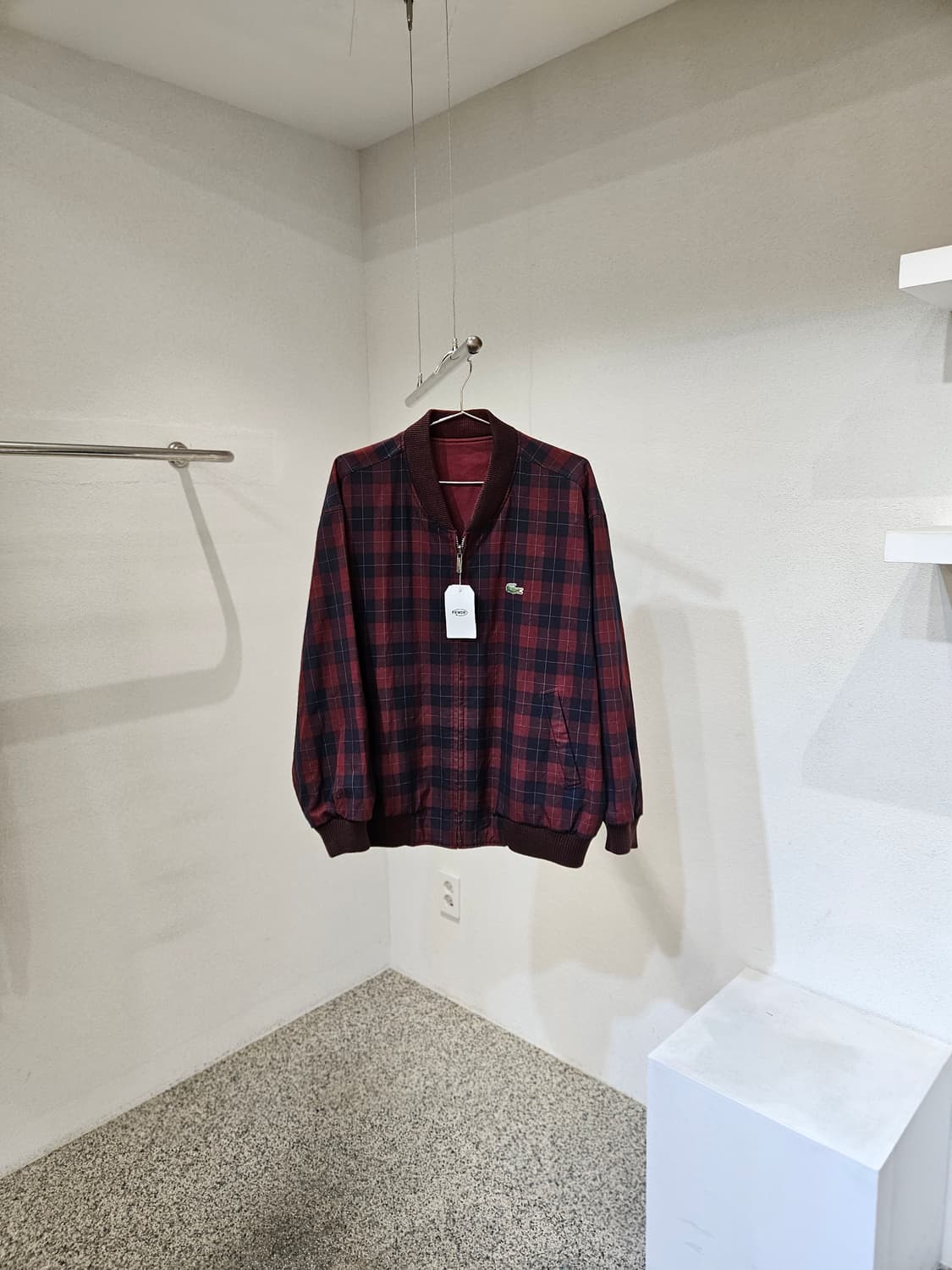 라코스테 양면 리버시블 블루종 자켓 상품이미지3