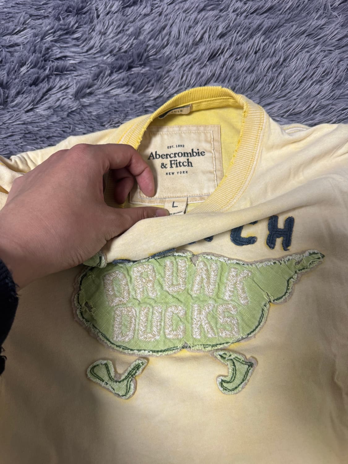 아베크롬비 입체자수 반팔 상품이미지2