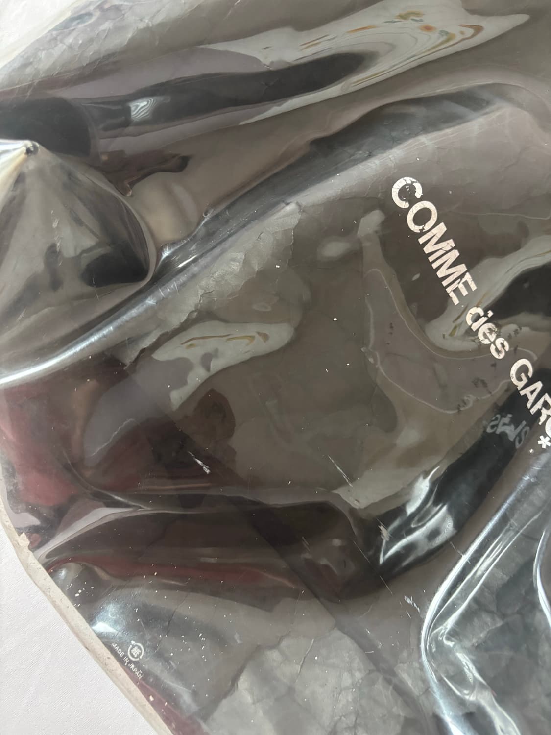 꼼데가르송 pvc 페이퍼 토트백 상품이미지4