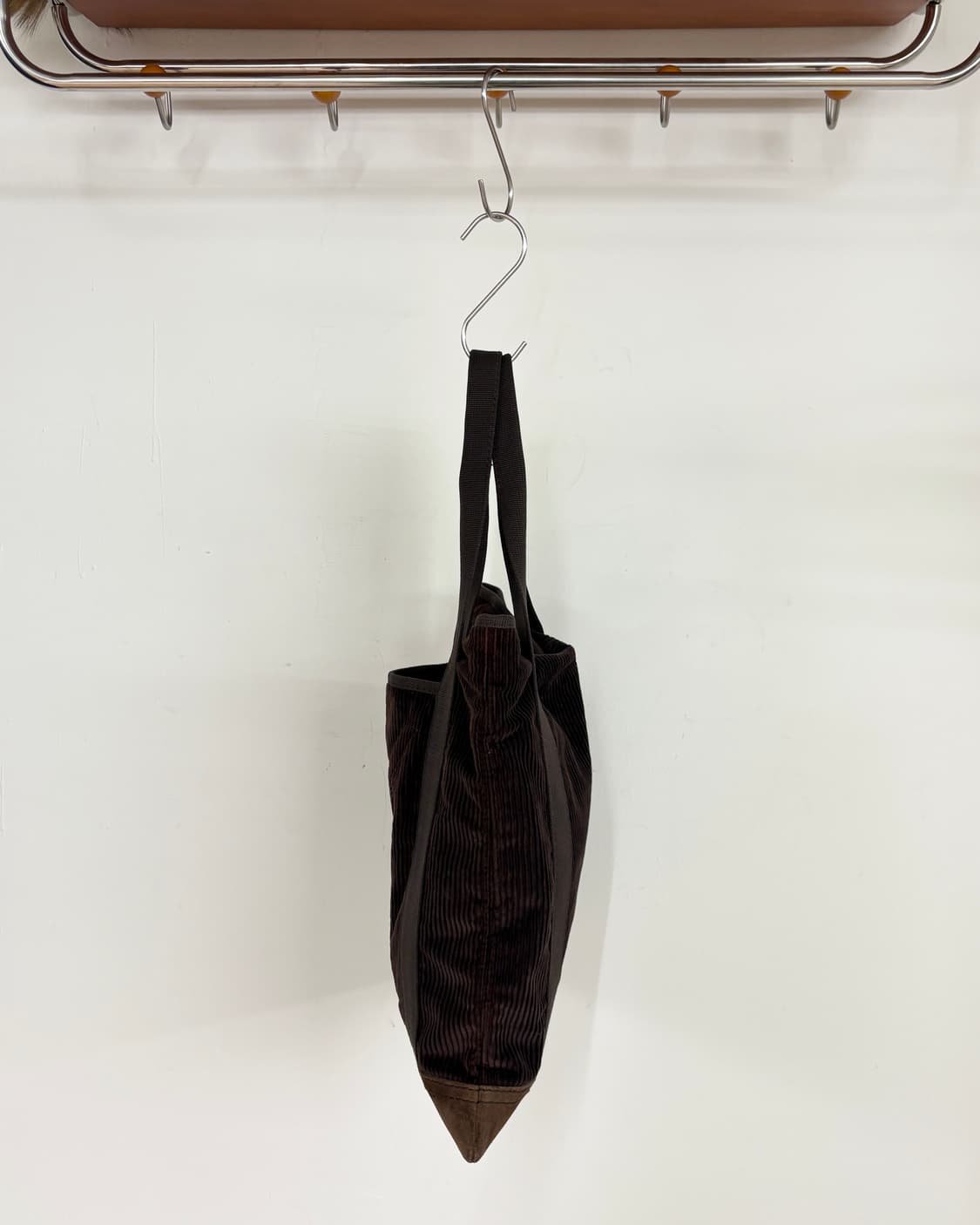 입생로랑 브라운 코듀로이 토트백 상품이미지6