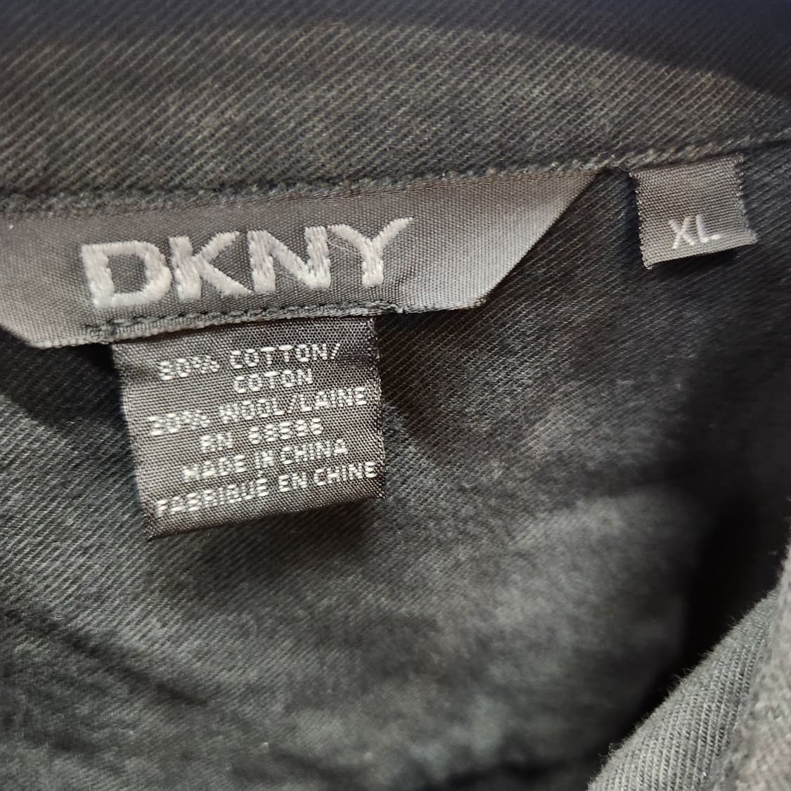 DKNY 코튼/울 혼방 견장/투포켓 셔츠형 자켓 XL(XL) 상품이미지4