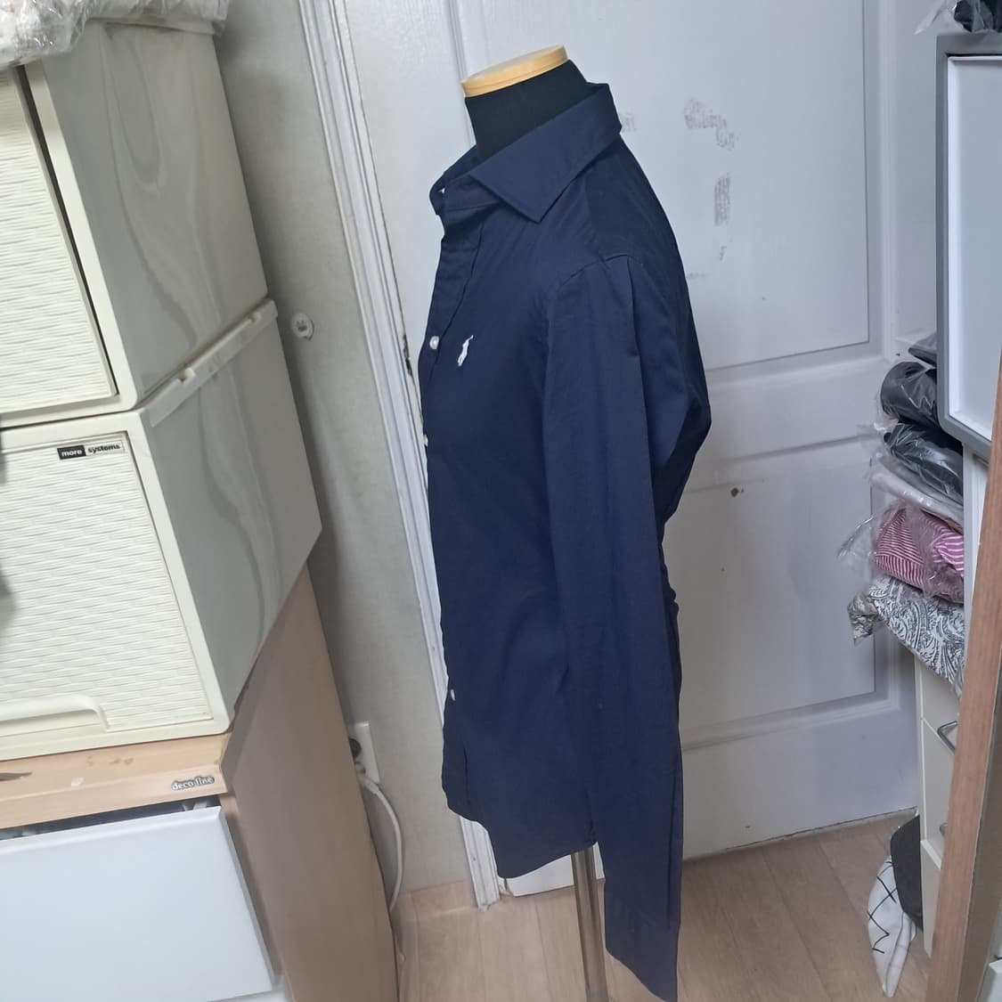 (거의새제품)폴로 랄프로렌 네이비 셔츠 0사이즈(44사이즈) 상품이미지2