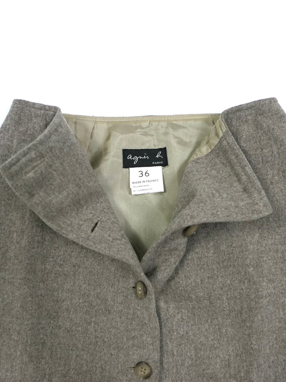 Agnes B. mini wool skirt 상품이미지2