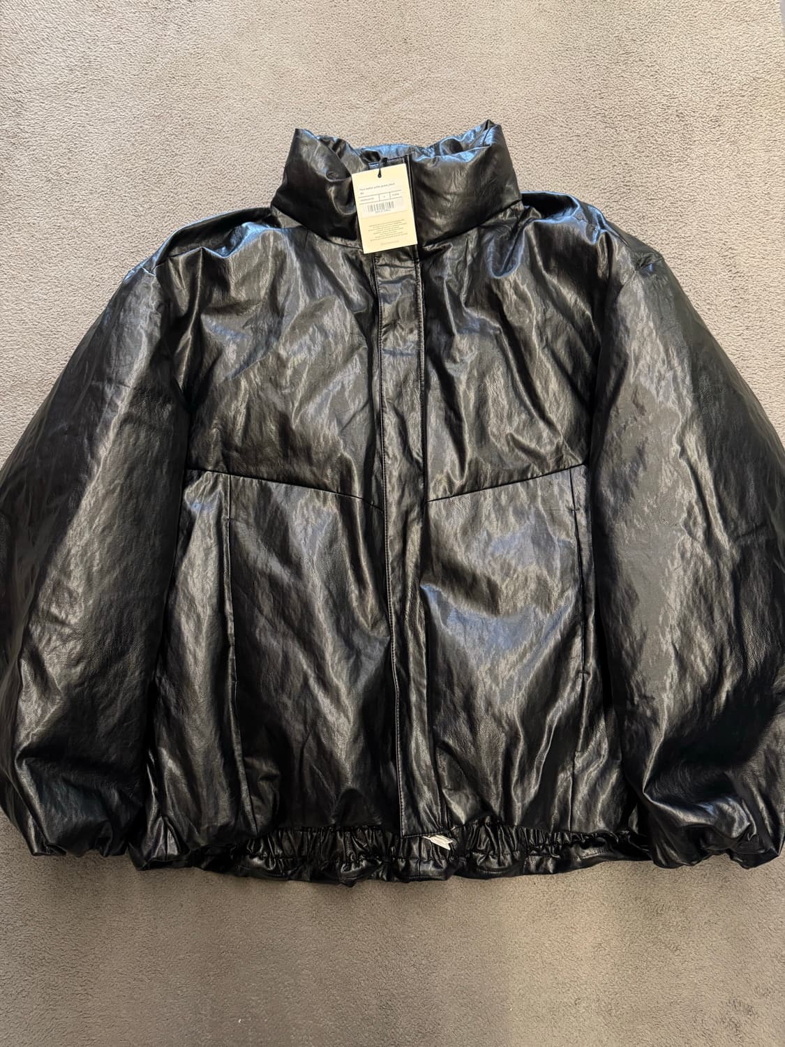 우마뭉 레더 패딩 자켓 새상품 처분  상품이미지1