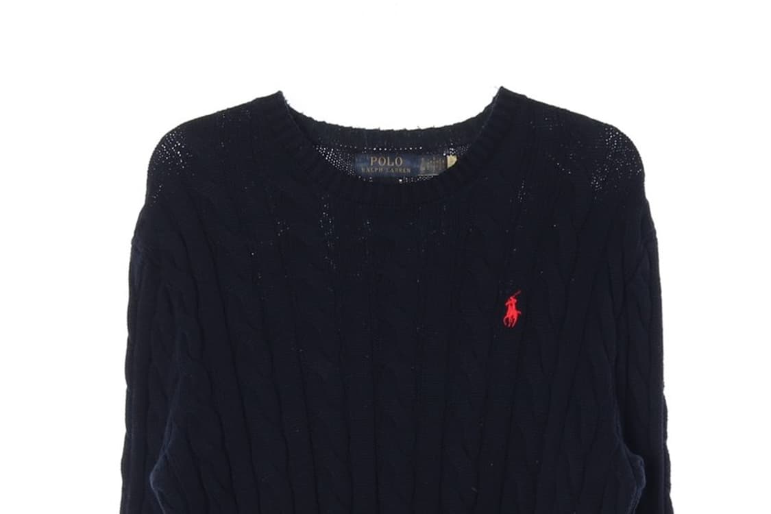 폴로 랄프로렌 꽈배기 니트 S 상품이미지3