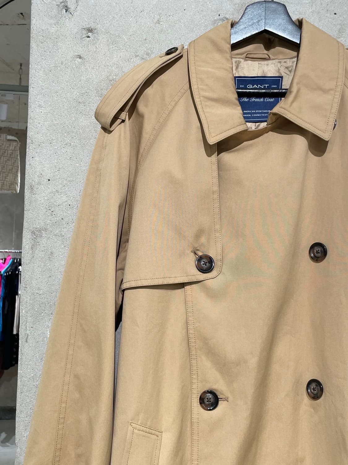 간트 베이지 벨티드 트렌치 코트  상품이미지2