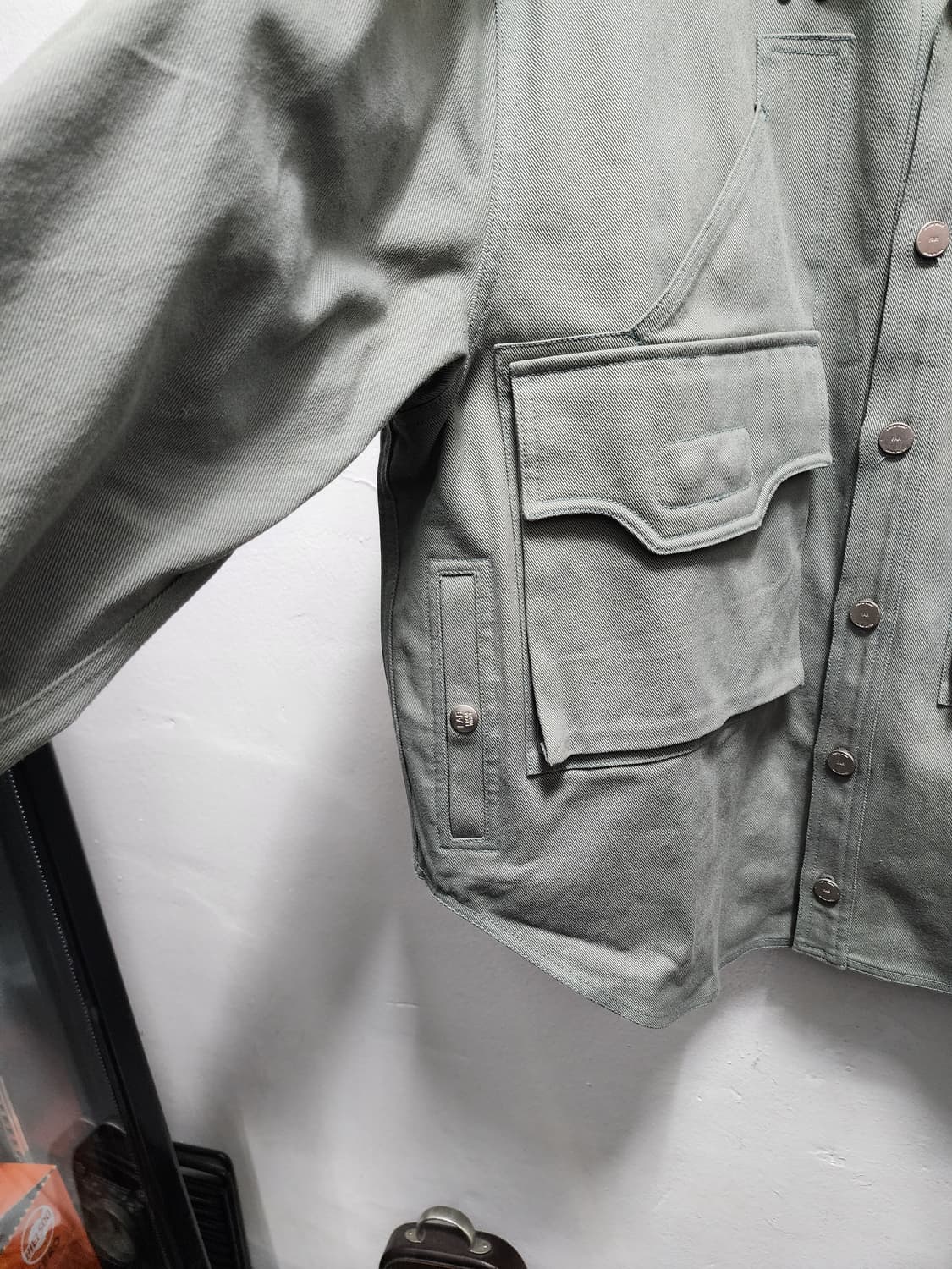 파아카이브 프론트 오버셔츠 자켓 s 상품이미지5