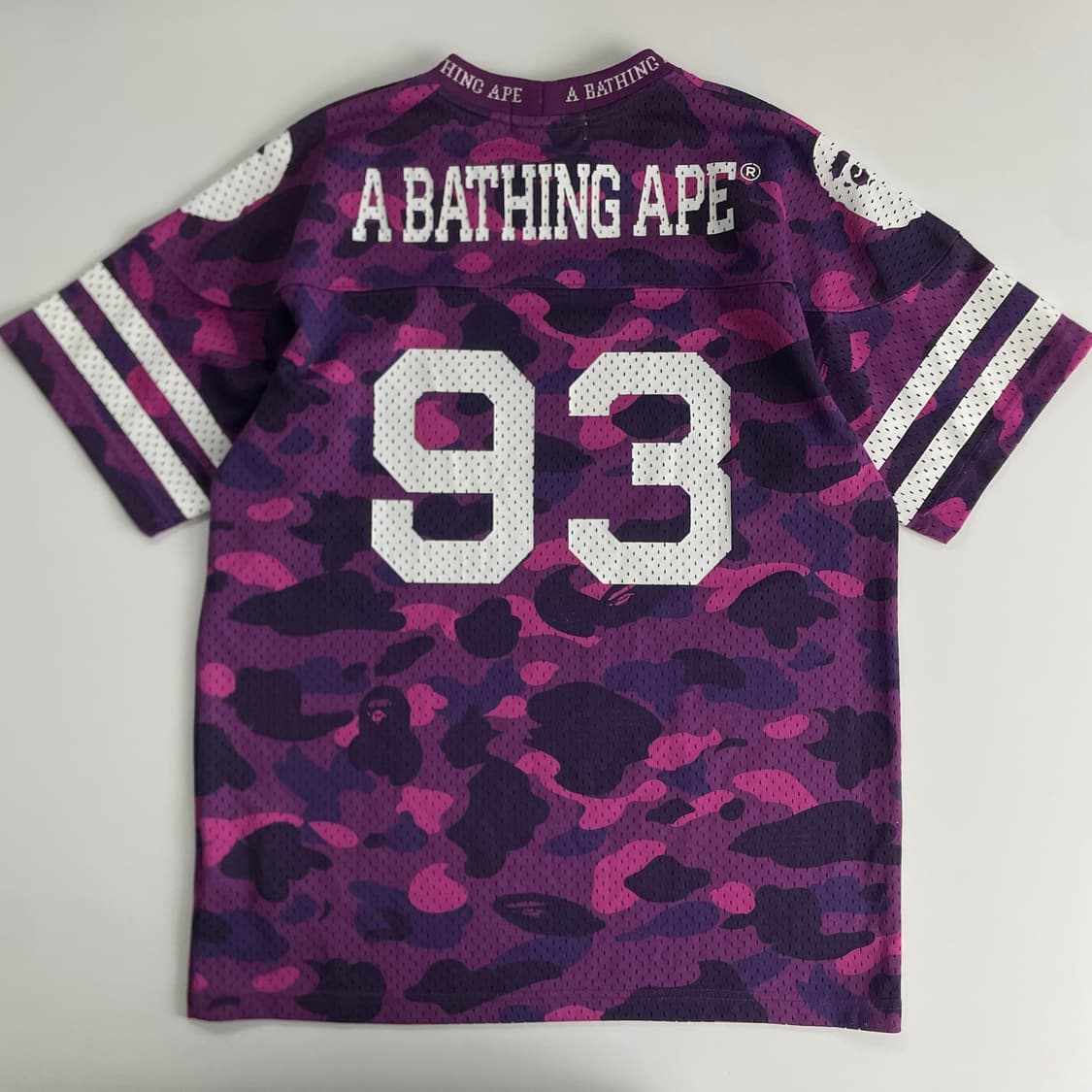 Bape 베이프 퍼플 퍼스트카모 베이스볼 져지 상품이미지3