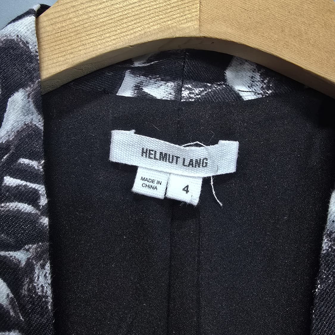 새제품)헬무트랑(Helmut Lang) 린넨 블렌드 패턴 롱자켓 4 상품이미지7