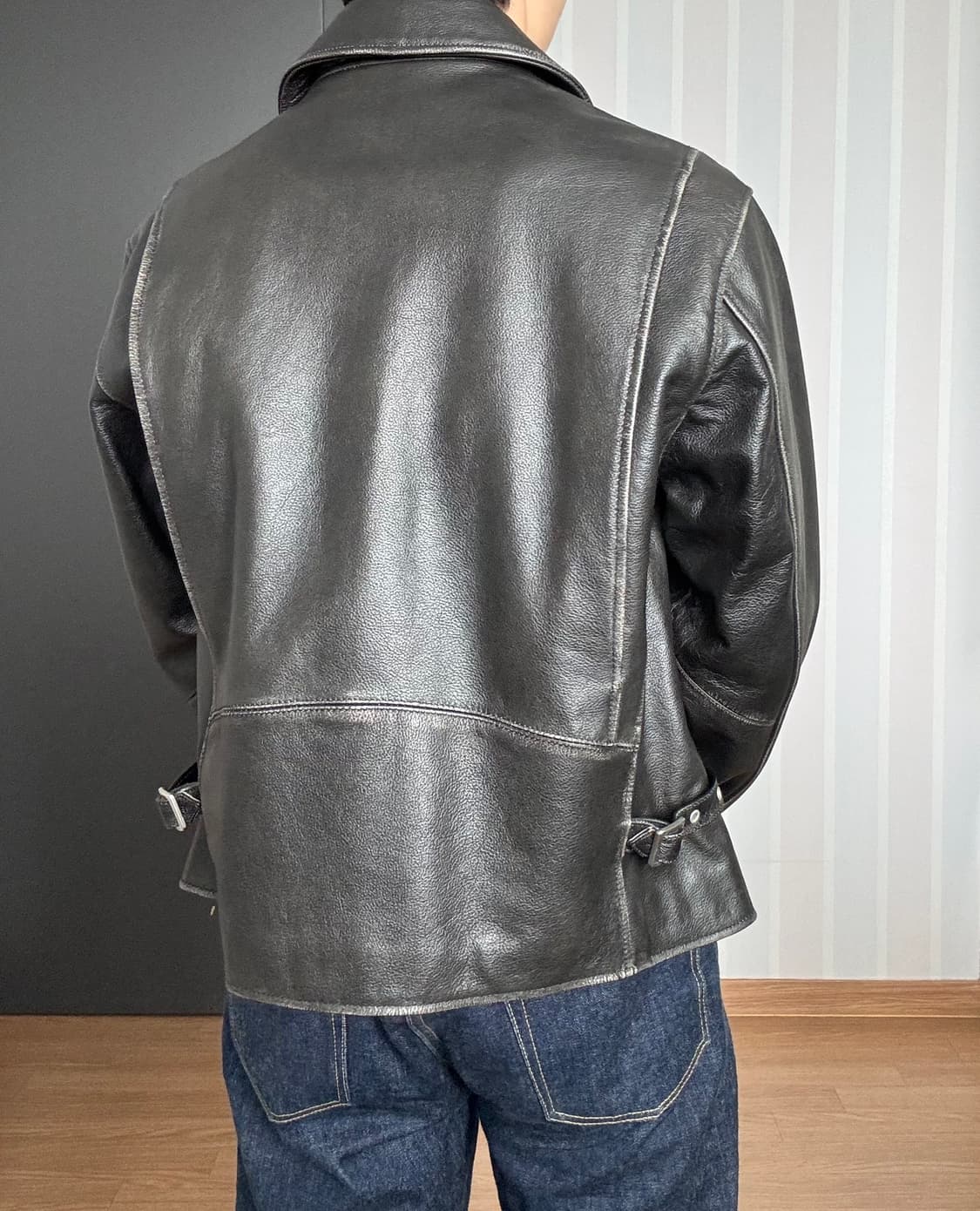 가죽자켓 새제품 유니폼브릿지 카우하이드 M 상품이미지3